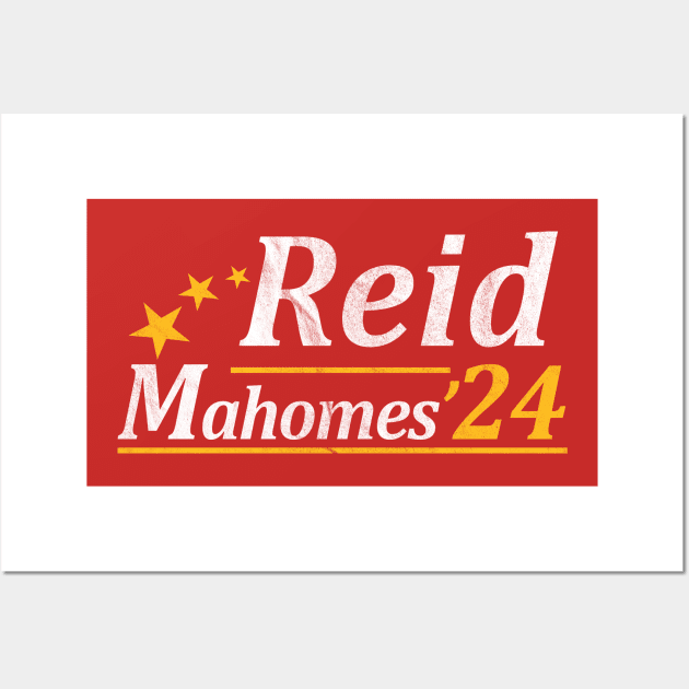 Andy Reid Patrick Mahomes 2024 Wall Art by RansomBergnaum